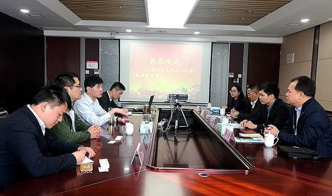 廣州股權(quán)交易中心蒞臨安登公司考察交流